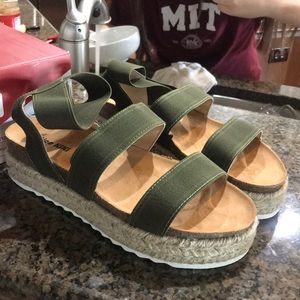 womens espadrille platform sandals